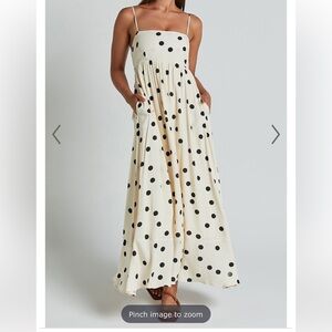 Showpo Miriam Polka Dot Dress Size 4